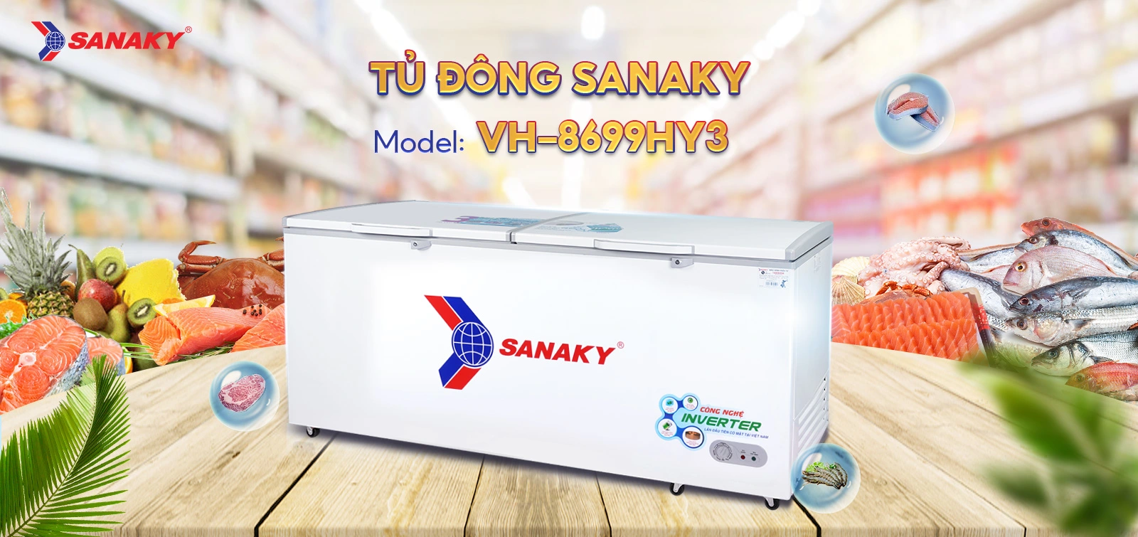 Tủ Đông Sanaky VH-8699HY3