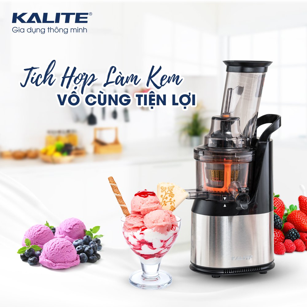 máy ép chậm kalite kl-565 tích hợp làm kem