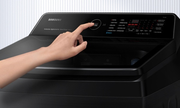 Máy giặt Samsung Inverter 14 kg WA14CG5745BVSV - bảng điều khiển dễ dàng