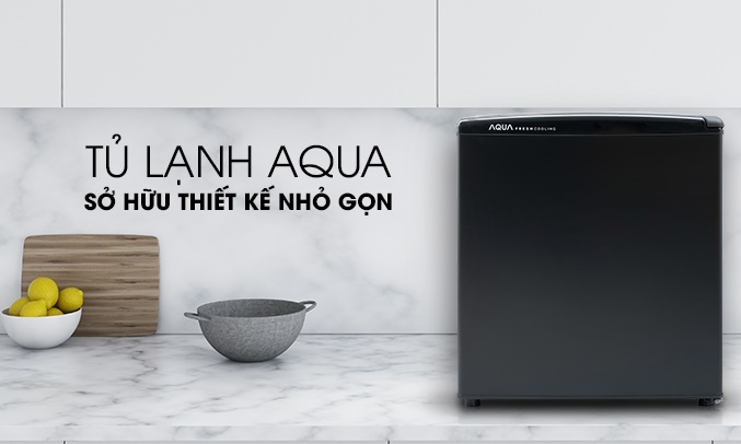 Tủ lạnh Aqua 50 lít AQR-D59FA (BS)