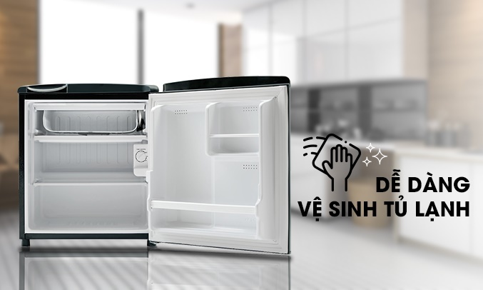 Tủ lạnh Aqua 50 lít AQR-D59FA (BS)